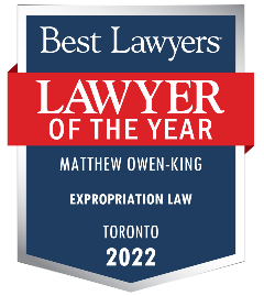 Best Lawyers - Lawyer of the Year - Matthew Owen-King 2022